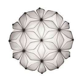 Ceiling - Wall Light C'est La Vie Medium 2x12W E27 LED 47x50x19cm Black Slamp BLACK