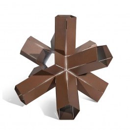 Floor Light Bang Large 3000K 500lm 43x45x39cm IP65 Corten Slamp CORTEN