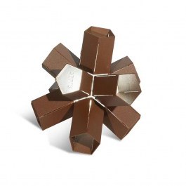 Floor Light - Wall Bang Small 3000K 500lm 22x22x20cm IP65 Corten Slamp CORTEN