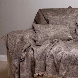 Throw Kedros Brown-Choco Aslanis Home CHOCOLATE-BROWN