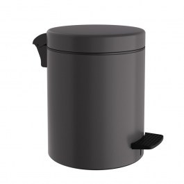 Κάδος Απορριμμάτων Soft Close 03-601-113 3lt 18x25cm Matt Anthracite Pam & Co ANTHRACITE