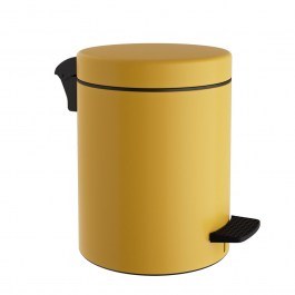 Κάδος Απορριμμάτων Soft Close 03-601-603 3lt 18x25cm Matt Yellow Pam & Co YELLOW