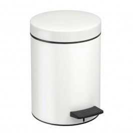 Trash Can 5lt 05-096-003 White-Black WHITE-BLACK