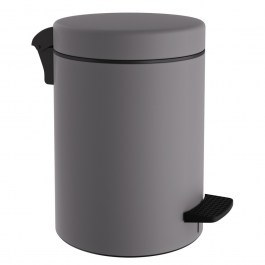 Pedal Waste Bin 5lt 05-096-163 Matt Concrete Grey GREY