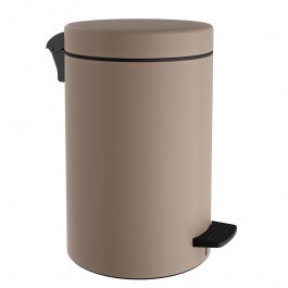Trash Can 12-090-103 12lt 24x40cm Matt Beige Pam & Co BEIGE