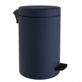 Trash Can 12-090-203 12lt 24x40cm Matt Navy Blue Pam & Co NAVY BLUE
