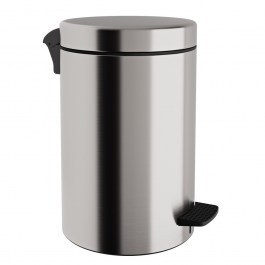 Trash Can 12-300-011 12lt 24x40cm Matt Inox Pam & Co MATTE INOX