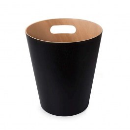 Κάδος Απορριμμάτων Ξύλινος Woodrow Can 2G 082780-045 Black-Natural Umbra NATURAL-BLACK