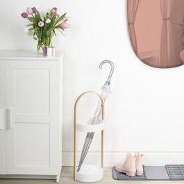 Ομπρελοθήκη 320240-668 White-Natural Umbra NATURAL-WHITE