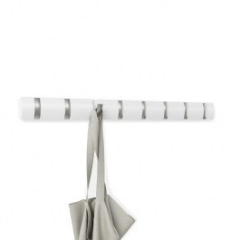Κρεμάστρα Τοίχου Flip 8 318858-660 81,3x3,2x7,6 White Umbra WHITE