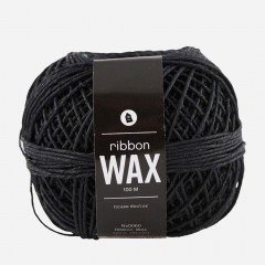 Κορδέλα - Σχοινί Wax 407550060 100m Black Monograph