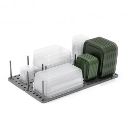 Δίσκος Οργάνωσης Συρταριών Κουζίνας Peggy (Σετ 2Τμχ) 1004318-149 54x30x10cm Charcoal Umbra CHARCOAL