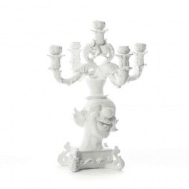 Κηροπήγιο Burlesque - Clown H48 White Seletti WHITE
