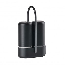 Salt And Pepper Singles (Set 2Pcs) 10542 6,5x3,3x8,9cm Plastic Black Zone Denmark BLACK
