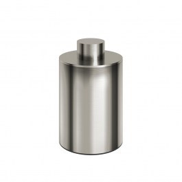 Θήκη Για Βαμβάκι 94-011 8x15cm Matt Inox Pam & Co MATTE INOX