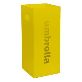 Umbrella Stand Square 24-603 22x22x50cm Matte Yellow Pam&Co YELLOW