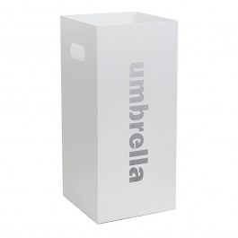 Umbrella Stand Square 24-033 22x22x50cm Matte White Pam&Co WHITE