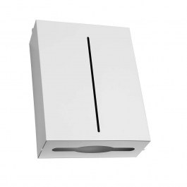 Paper Towel Holder Wall-Mounted Zik Zak 122-033 28,5x10x37cm Matte White Pam&Co WHITE