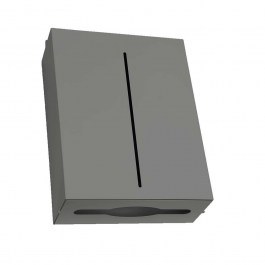 Paper Towel Holder Wall-Mounted Zik Zak 122-163 28,5x10x37cm Matte Concrete Grey Pam&Co GREY MATTE