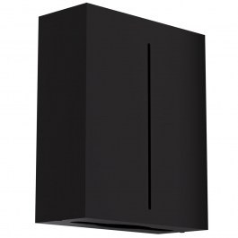 Paper Towel Holder Wall-Mounted Zik Zak 122-403 28,5x10x37cm Matt Black Pam&Co BLACK
