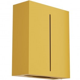 Paper Towel Holder Wall-Mounted Zik Zak 122-603 28,5x10x37cm Matt Yellow Pam&Co YELLOW