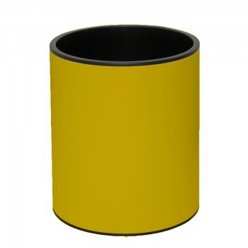 Trash Can 5Lt 2024-603 D20x24cm Yellow Pam & Co