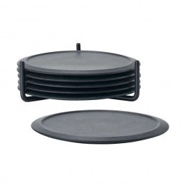 Σουβέρ Singles (Σετ 6Τμχ) 330303 Φ10x3,1cm Black Zone Denmark BLACK