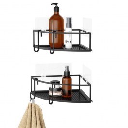 Ράφι Οργάνωσης Γωνιακό Cubiko 1018616-040 23x23x8cm Black Umbra BLACK