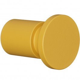 Single Bathroom Hook 10-603 D2,2x5cm Matt Yellow Pam&Co YELLOW