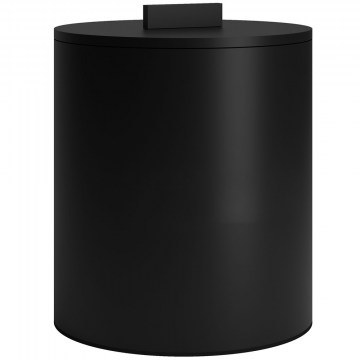 Trash Can 2326-403 D20x25cm 6lt Matt Black Pam&Co