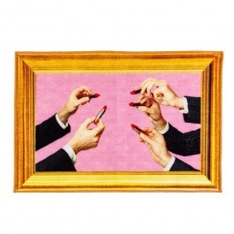 Χαλάκι Lipstick 18184 60x90cm Pink Seletti PINK