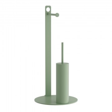 Floor Paper Base & Toilet Brush 4-400-903 25x60cm Matt Mint Pam & Co