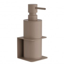 Container of Cream Soap Wall Mounted 81-103 7,5x7x19cm Matte Beige Pam&Co BEIGE