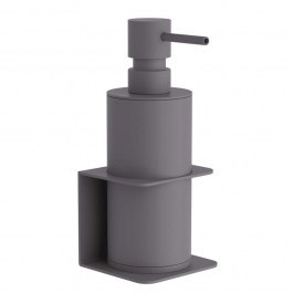 Container of Cream Soap Wall Mounted 81-163 7,5x7x19cm Matte Concrete Grey Pam&Co GREY
