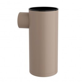 Wall-mounted Cup Holder 86-103 6x12cm Matte Beige Pam&Co BEIGE