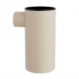Wall-mounted Cup Holder 86-703 6x12cm Matte Ivory Pam&Co IVORY