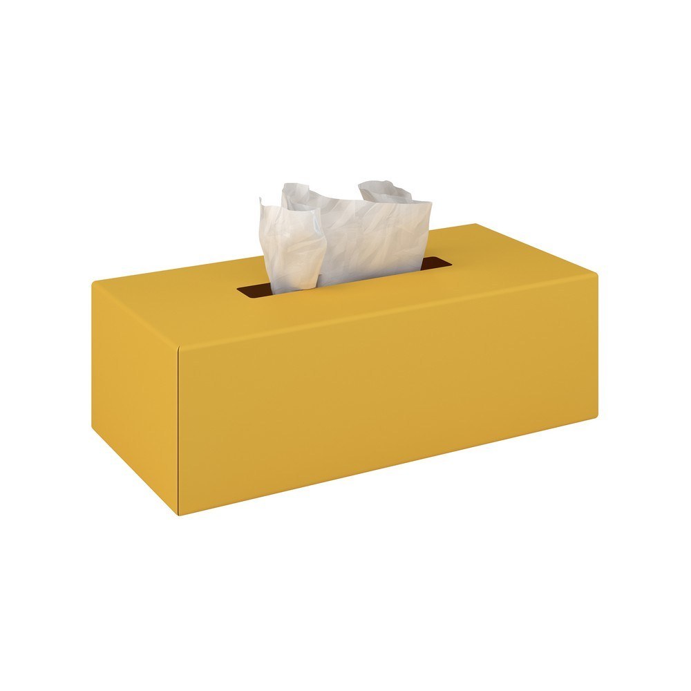Κουτί Για Χαρτομάντηλα 120-603 25x13x7,5cm Matt Yellow Pam & Co