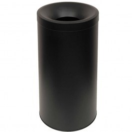 Laundry Basket 663470-403 D34x70cm 65lt Matt Black Pam&Co BLACK