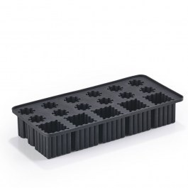 Παγοθήκη 17 Θέσεων Singles 31764 22x11,2x3,9cm Black Zone Denmark BLACK
