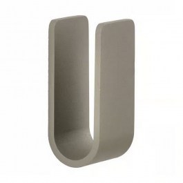 Άγκιστρο Μπάνιου Αλουμινίου Ume 34993 3,5x3,4x8cm Taupe Zone Denmark GREY