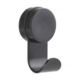Άγκιστρο Μπάνιου Puck Hook Single 330253 Με Βεντούζα 5,8x14cm Black Zone Denmark BLACK