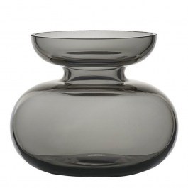 Βάζο Γυάλινο Inu 31497 11x9cm Smoked Grey Zone Denmark SMOKE