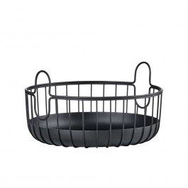 Καλάθι Μεταλλικό Inu 33561 22x8cm Black Zone Denmark BLACK
