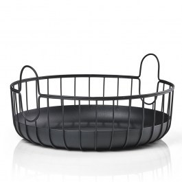 Καλάθι Μεταλλικό Inu 28682 38x18cm Black Zone Denmark BLACK