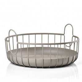 Καλάθι Μεταλλικό Inu 28685 38x18cm Taupe Zone Denmark TAUPE