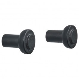 Wooden Wall Hangers Sensu 36184 (Set 2pcs) 2,5x3cm Black Zone Denmark BLACK