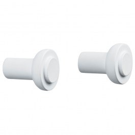 Wooden Wall Hangers Sensu 36188 (Set 2pcs) 2,5x3cm White Zone Denmark WHITE