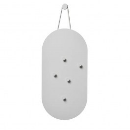 Metal Notice Board A-Bulletin Board 12345 30x60cm Soft Grey Zone Denmark SOFT GREY
