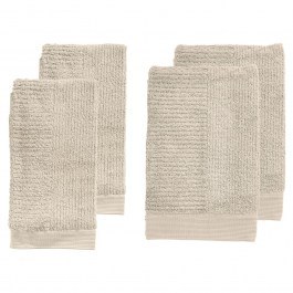 Πετσέτες Classic 35160 (Σετ 4τμχ) Sand Zone Denmark SAND