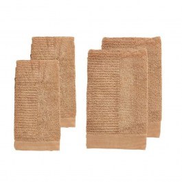 Πετσέτες Classic 35154 (Σετ 4τμχ) (2 50x100, 2 70x140) Mandarine Zone Denmark ORANGE